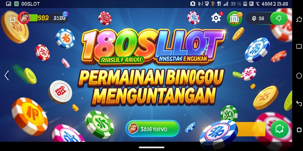 Tampilan menarik dari gameplay Bingo di 180SLOT.