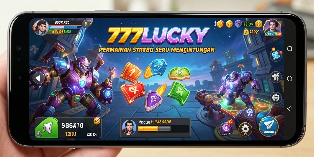 Screenshot gameplay penuh strategi dari 777LUCKY.