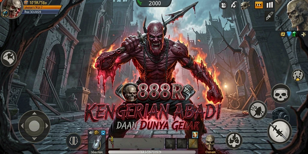 Screenshot menampilkan suasana gameplay Horror yang mencekam.
