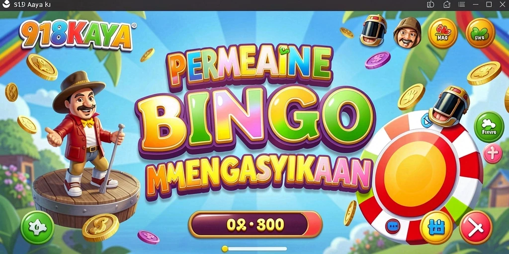 Tampilan gameplay seru di 918KAYA dengan Bingo yang menarik.