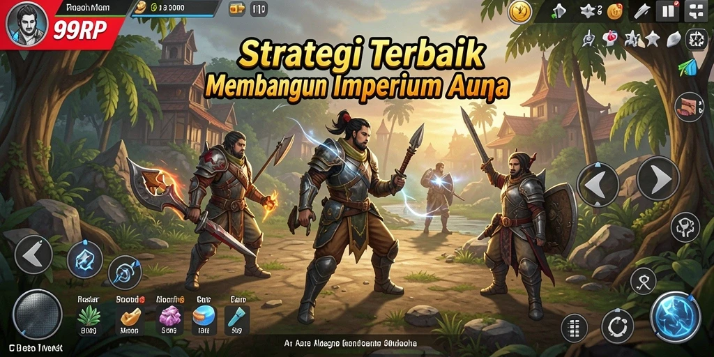 Screenshot gameplay 99RP yang menunjukkan pertarungan strategis.
