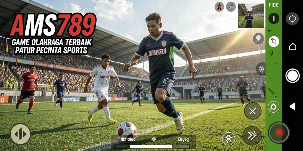 Tampilan gameplay seru di AMS789 dengan aksi olahraga nyata.