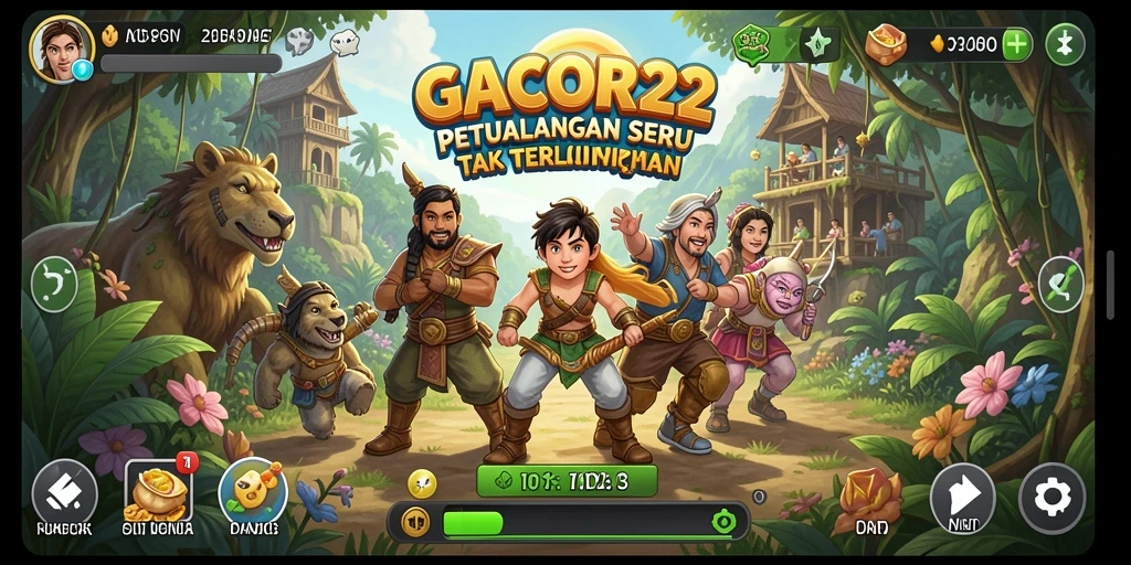 Tampilan gameplay GACOR22 yang penuh petualangan seru.