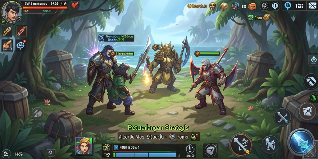 Screenshot utama H89 menampilkan aksi seru dalam gameplay SLG.