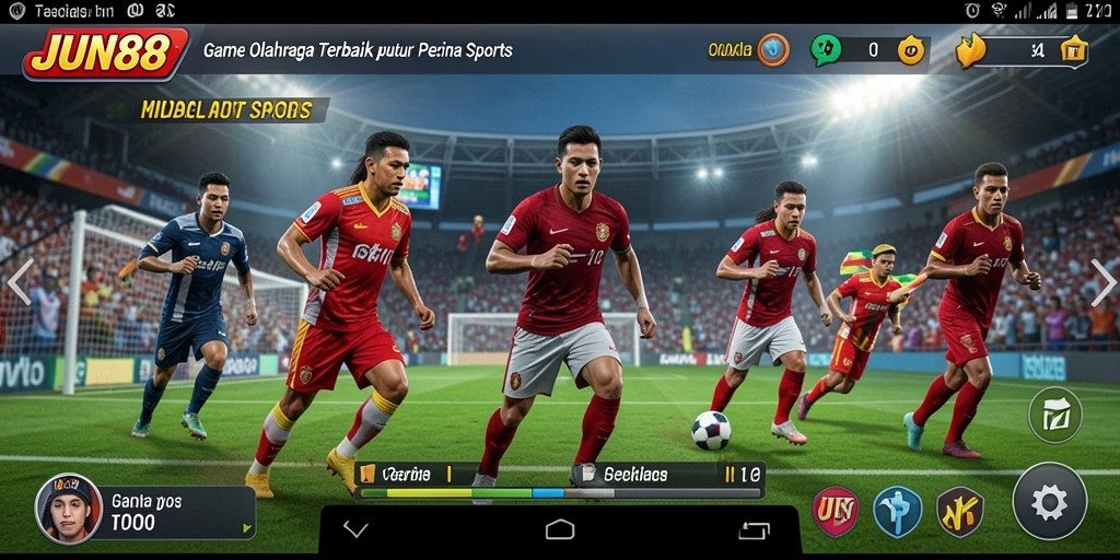 Screenshot gameplay JUN88 yang seru dan menantang dalam olahraga.