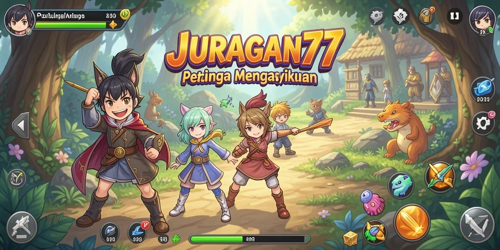 Tampilan gameplay mendebarkan dari JURAGAN77 yang penuh aksi.
