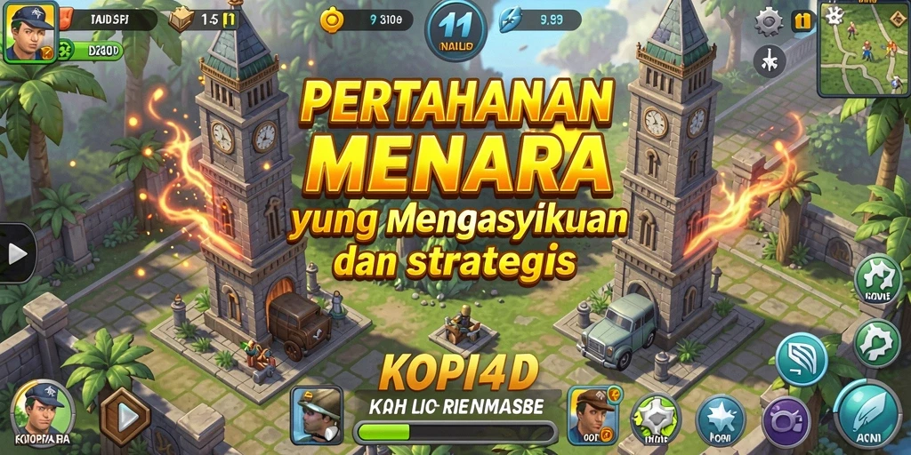 Tampilan gameplay KOPI4D yang menegangkan dan strategis.