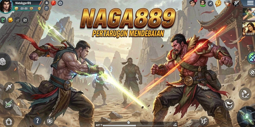 Gameplay NAGA889 dengan pertarungan seru dan dinamis.