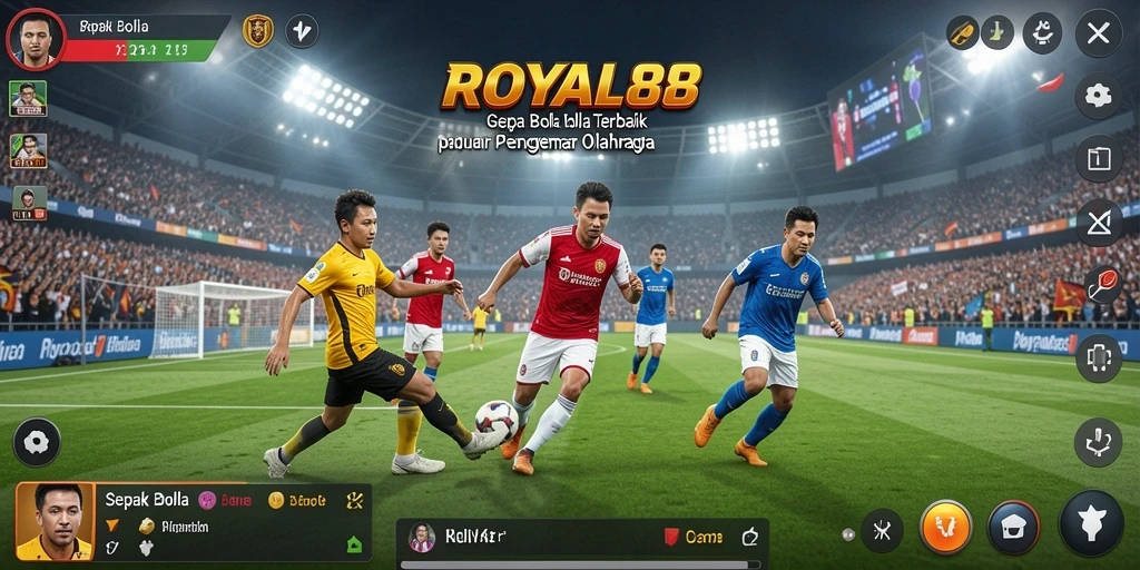 Tampilan gameplay yang seru dan realistis dalam ROYAL88.
