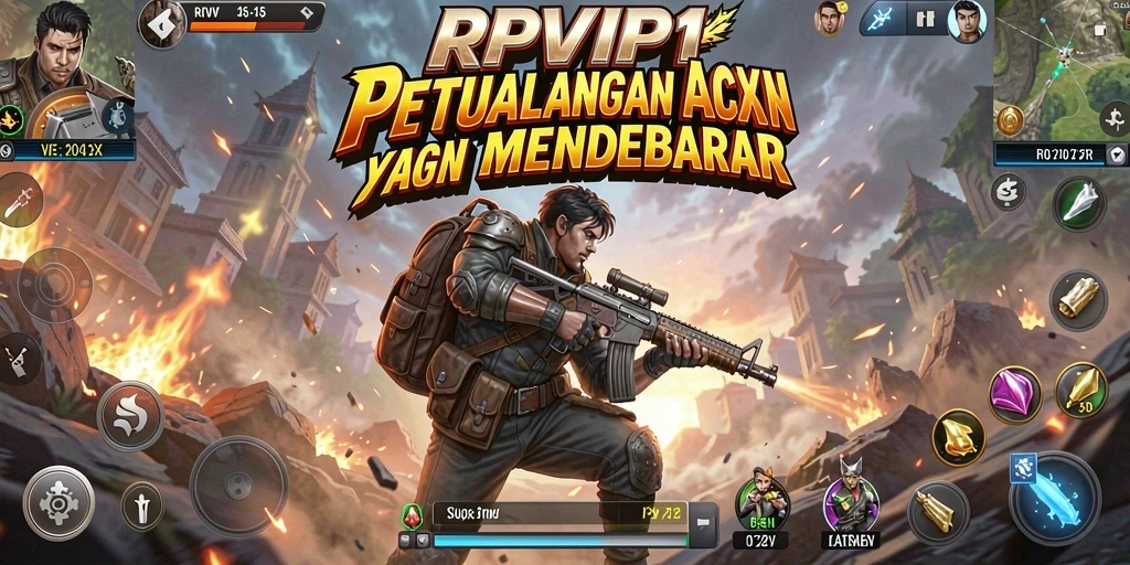 Tangkapan layar gameplay RPVIP1 yang menampilkan aksi mendebarkan.