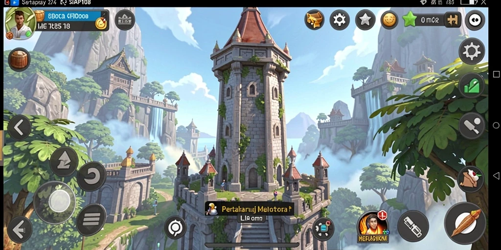 Tampilan gameplay mendebarkan dari SIAP108 Tower Defense.