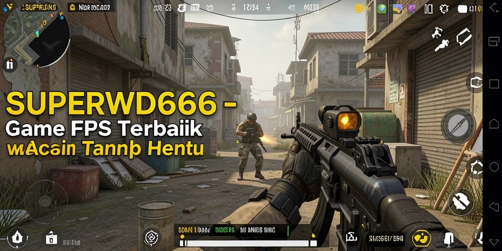 Tangkapan layar gameplay SUPERWD666 yang menampilkan aksi mendebarkan di medan perang.