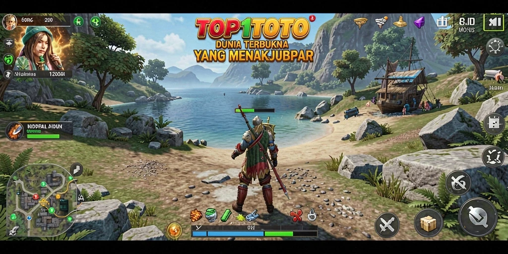 Gameplay TOP1TOTO yang memukau di dunia terbuka.
